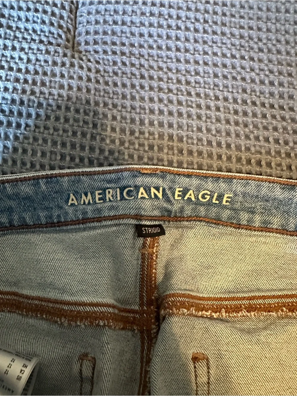 American Eagle Light Wash Denim Shorts